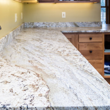 Leathered Typhoon Bordeaux Kitchen