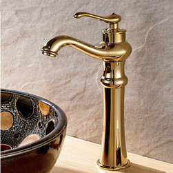 Antique Brass Ti-PVD Bathroom Sink Tap Mixer Faucet TA2580 - Bathroom Sink Faucets