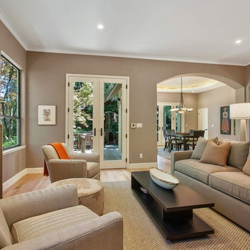 Leuck Remodel. Lafayette, CA. Full Service Design Firm. Living Room.