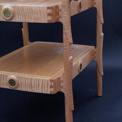 Custom Figured Maple Side Table - Products
