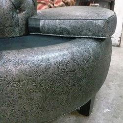 Circle Leather Banquette Sofa - Products
