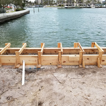 600 feet of seawall