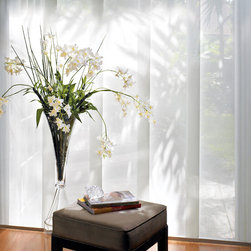 Skyline&reg; Gliding Window Panels closed - Window Treatments