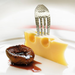Epicureanist Rustic Cheese Fork Marker Set - Kitchen Products