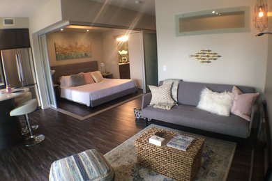 Inspiration for a contemporary family room remodel in Vancouver