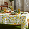 Summer Lemons Vinyl Tablecloth 70 Round