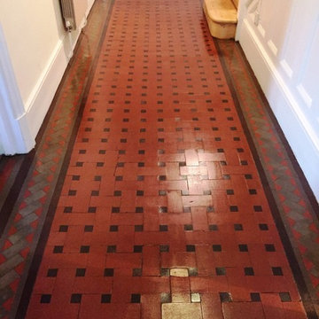 Deep Clean and fresh Seal for Victorian tiled floor in Oxford