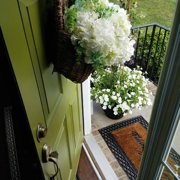 GREEN FRONT DOOR - ADDING CURB APPEAL