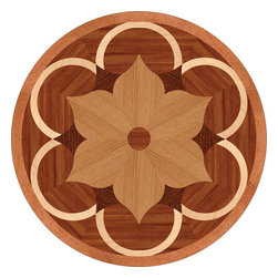 Oshkosh Designs - Charleston Wood Medallion - Floor Medallions And Inlays