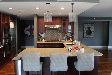 Inspiration for a transitional kitchen remodel in Baltimore