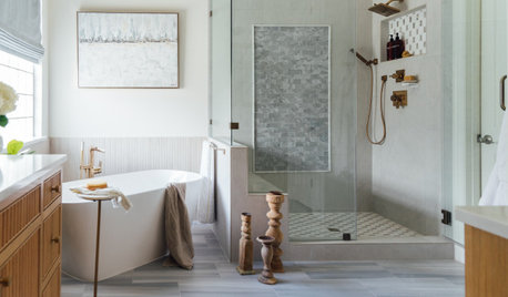 Bathroom of the Week: Airy With a Warm Spa Feel for Empty Nesters