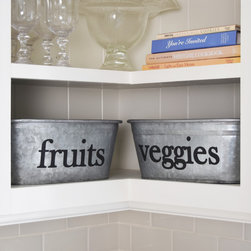 Fruits & Veggies Galvanized Storage Tubs - Products