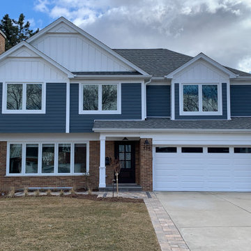 Second floor Home Addition Exteriors - Arlington Heights, IL