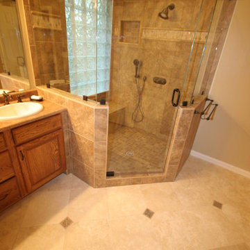 Master Bathroom Bathtub to Shower Conversion