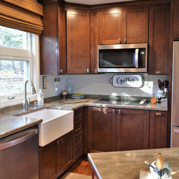 Cassolpolis, MI. Haas Signature Collection. Rustic Maple Kitchen