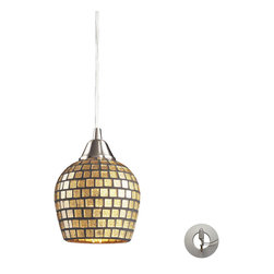 ELK Lighting - ELK Lighting Fusion 1-Light Mini Pendant - 528-1GLD-LA - Pendant Lighting