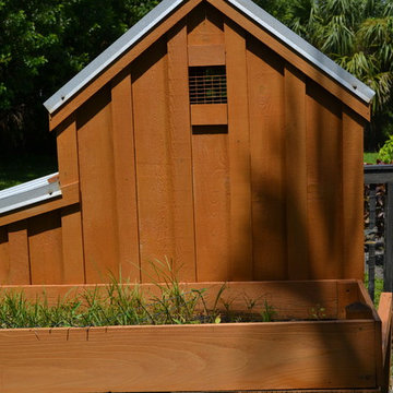 Jupiter Farms Animal Enclosure-Side of Chicken Coop After