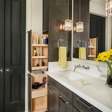 Master tub to enlarged shower conversion