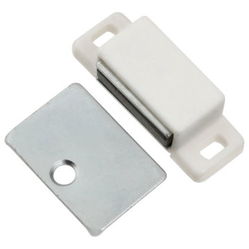 Belwith Hickory 1-7/16 In. White Super Magnetic Catch P109-W Hardware