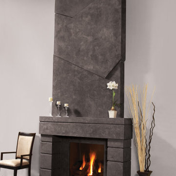 Mantels with overmantels by Omega Mantels