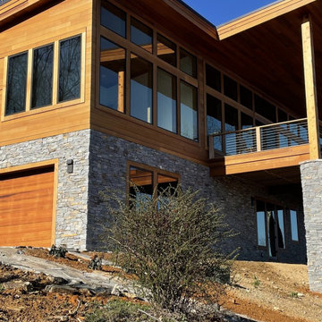 Augusta Grey and Earth Tone Natural Ledgestone Thin Veneer