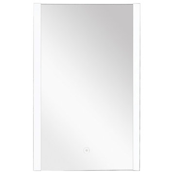 Transolid Ethan LED-Backlit Contemporary Mirror, Silver