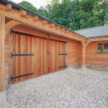 Timber Framed Garages With Rooms Above