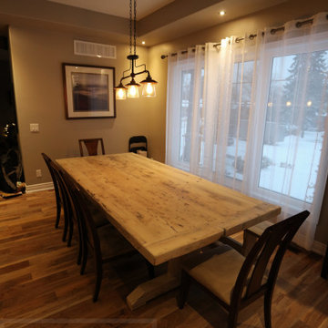 Trestle Tables made from Reclaimed Wood