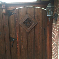 8' tall Cedar gates - Home Fencing And Gates