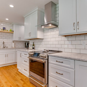 Transitional Two-Finish Kitchen Design Annapolis, MD