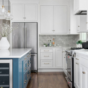 Athens Transitional Kitchen in Traditional Home