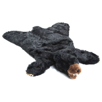 Large Black Bear Rug
