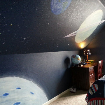Outer space bedroom