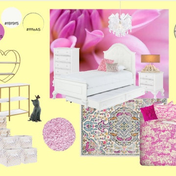 Dahlia Inspired Girl's Room