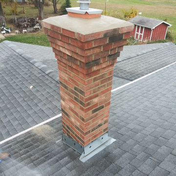 Grind & Tuck-point Chimney