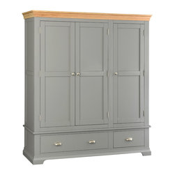 Regatta Grey Triple Wardrobe - Armoires And Wardrobes