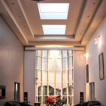 220" Recessed Projector Screen