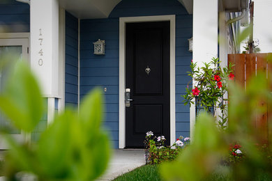 The Blue House - front door