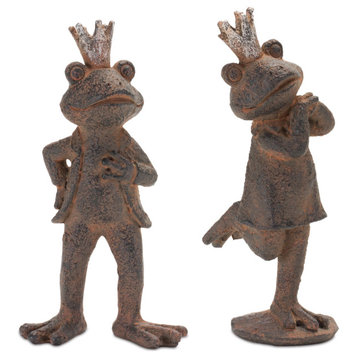 Royal Garden Frog Figurine, 6-Piece Set