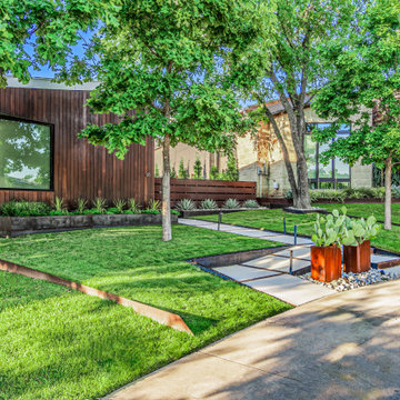 Modern Industrial Oasis | Dallas Landscape Design