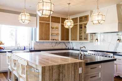 Inspiration for a mediterranean kitchen remodel in Orange County