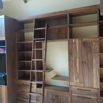 Custom Walnut Built In - Fairfax Station