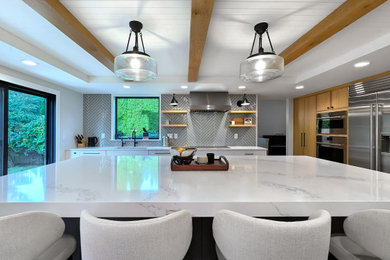 Inspiration for a 1960s kitchen remodel in Seattle