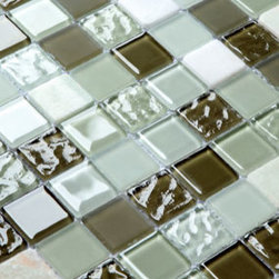 2013 New glass stone metal blend mosaic tile for bathrooms STG0074 - Mosaic Tile