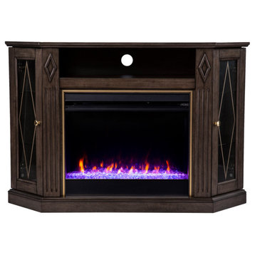 Tanda Color Changing Fireplace With  Media Storage