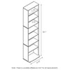 Jaya Space Saving Multimedia Storage Tower, Espresso