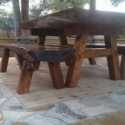 Split Log Dining Set - Products