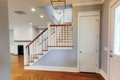 Staircase - coastal staircase idea in Charleston