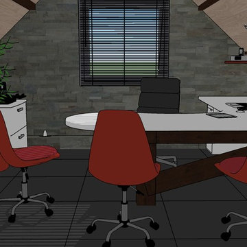Bureau ambiance "sous combles"