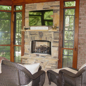 Outdoor fireplaces in Charlotte NC